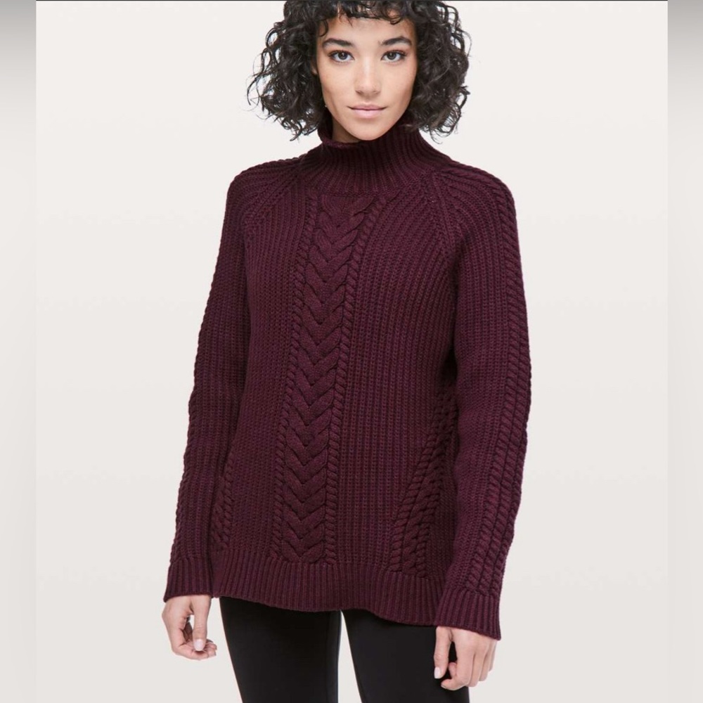 Lululemon Bring the Cozy Turtleneck - Size 8 Dark Adobe